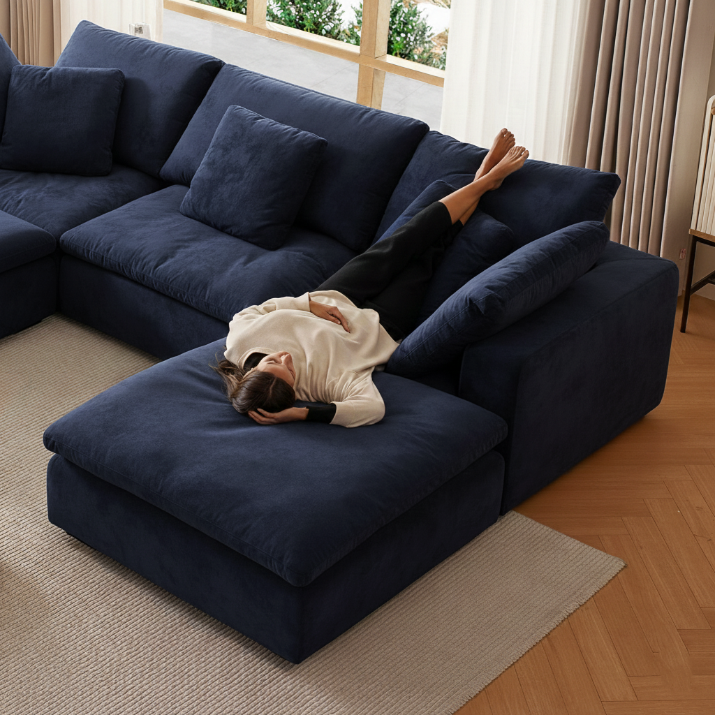 סלון ענן פתוח בצורת ח- Malibu Cloud