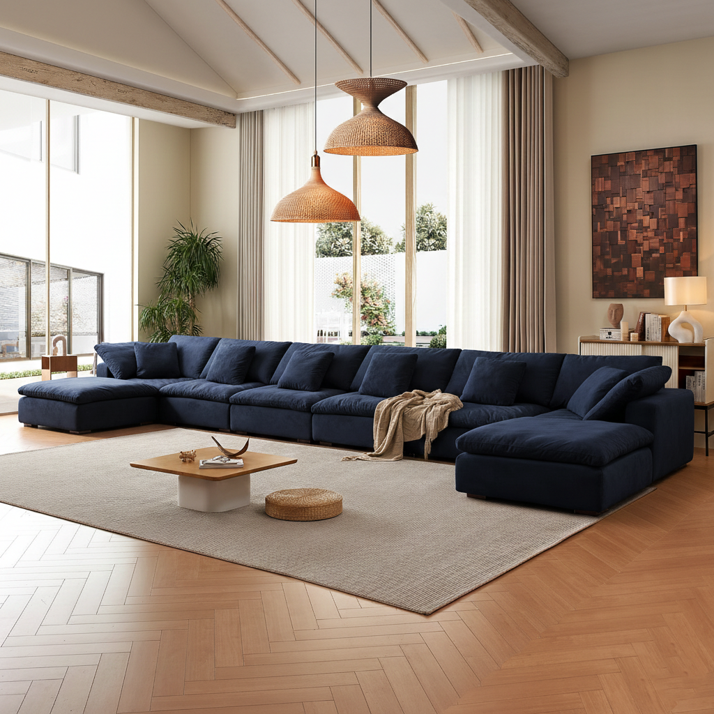 סלון ענן פתוח בצורת ח- Malibu Cloud