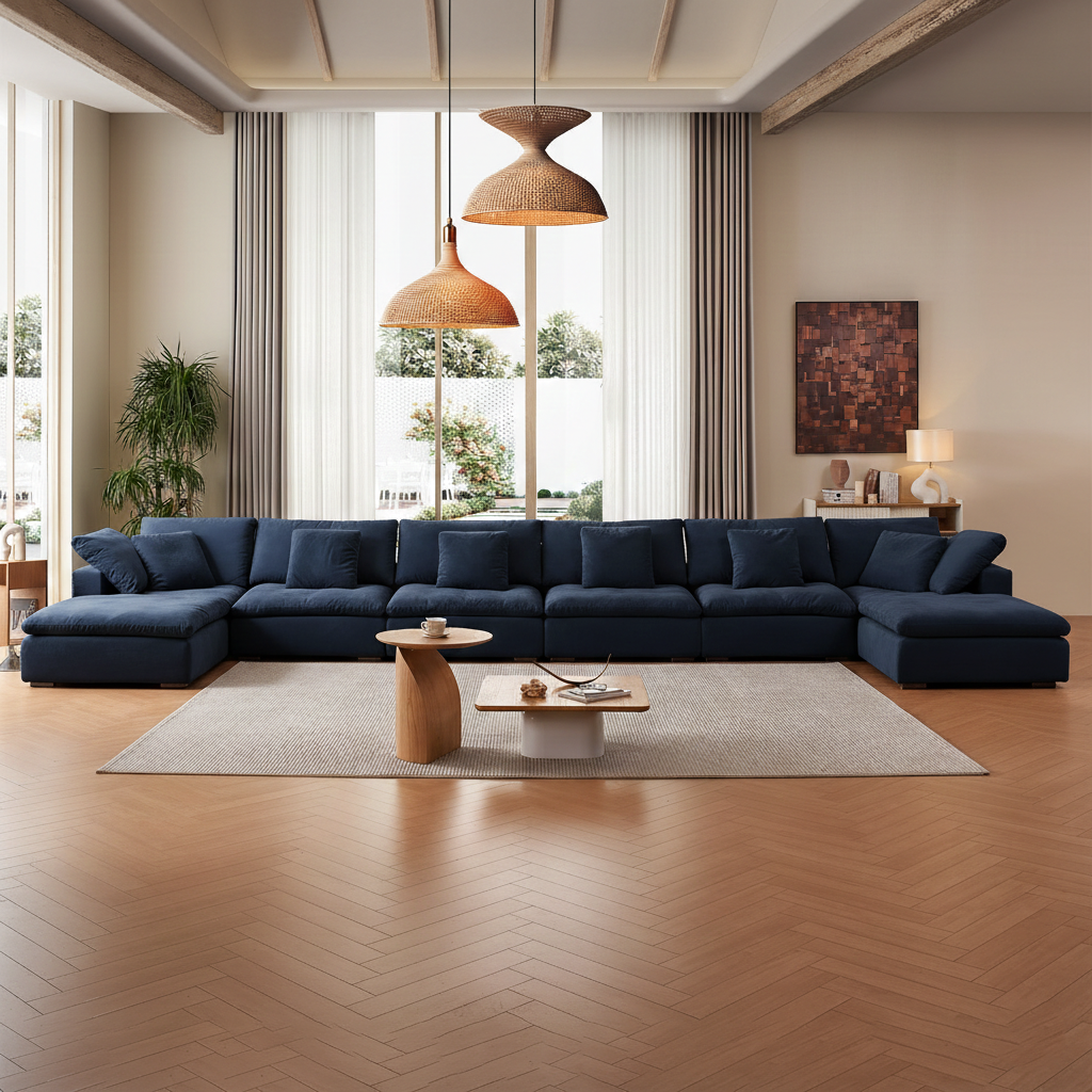 סלון ענן פתוח בצורת ח- Malibu Cloud