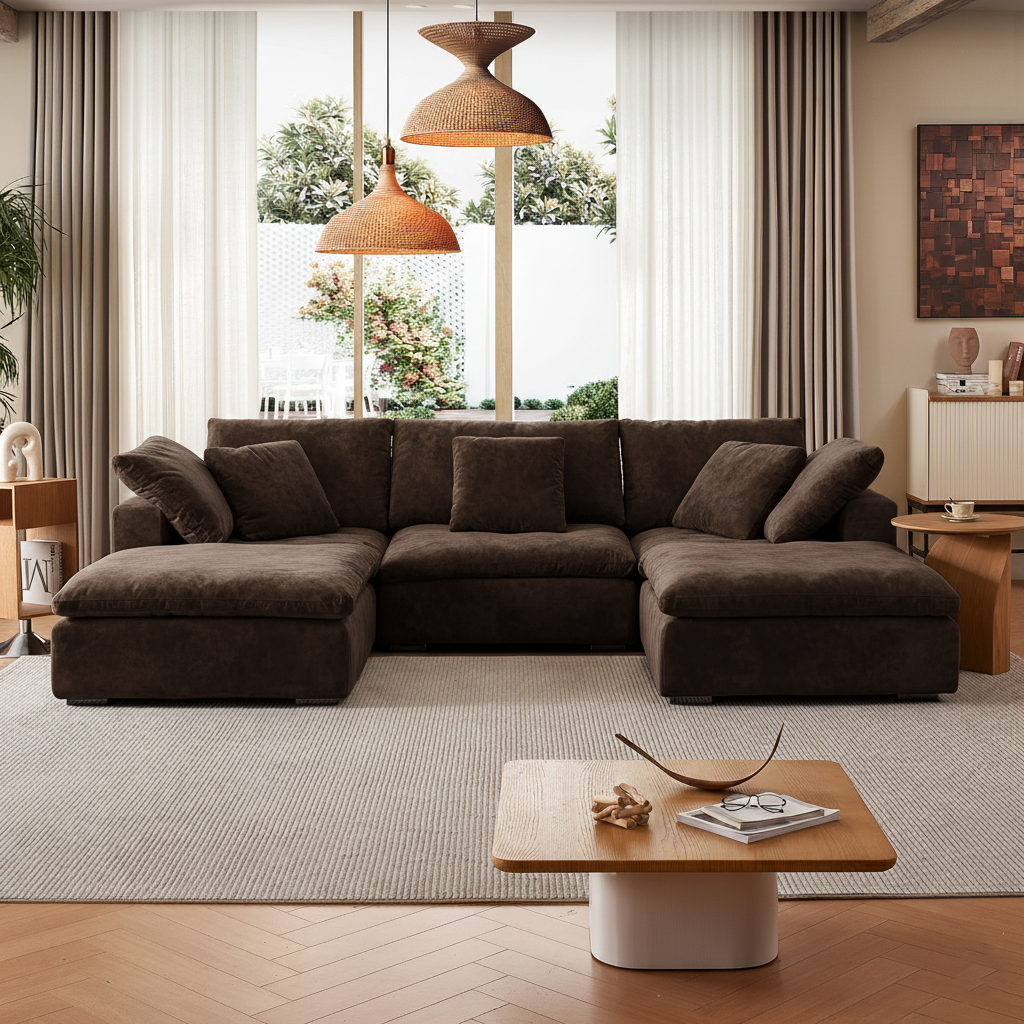 סלון ענן פתוח בצורת ח- Malibu Cloud