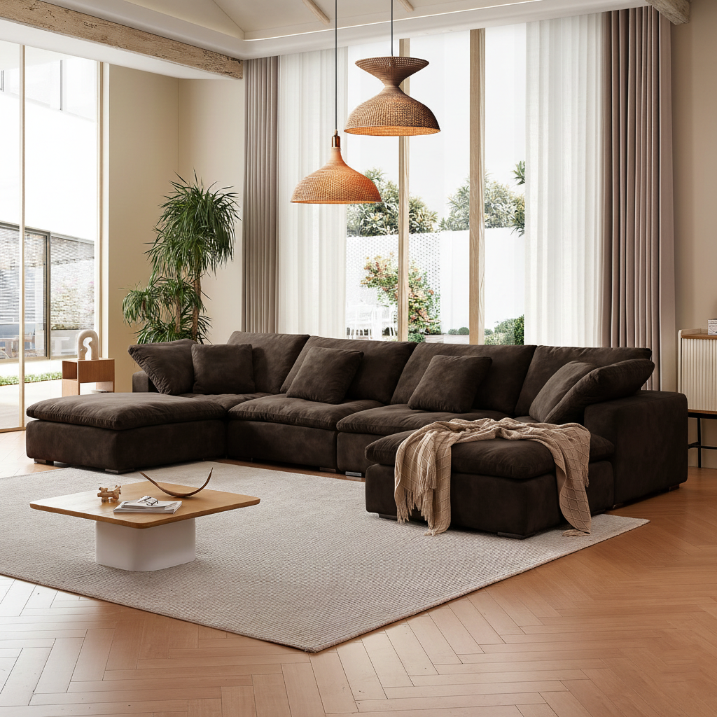 סלון ענן פתוח בצורת ח- Malibu Cloud