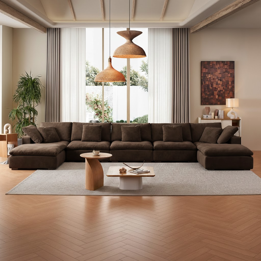 סלון ענן פתוח בצורת ח- Malibu Cloud