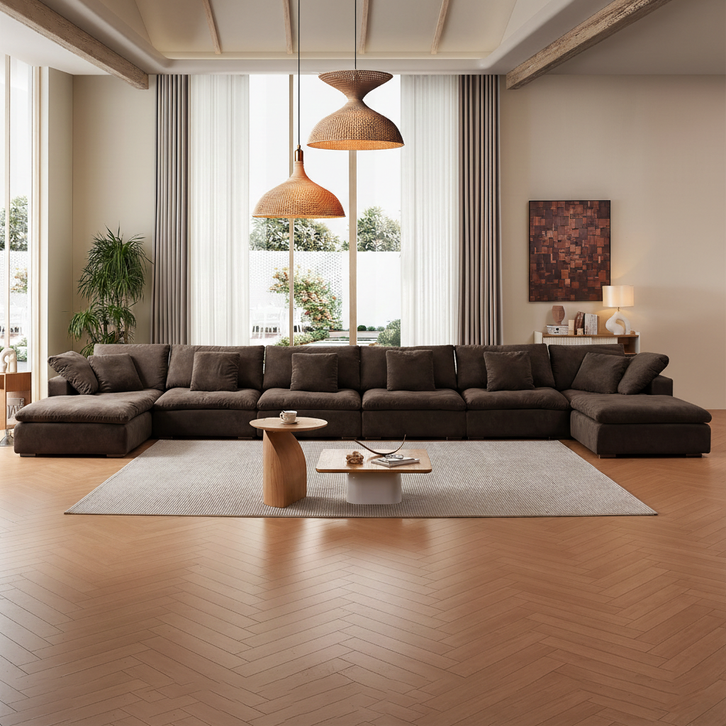 סלון ענן פתוח בצורת ח- Malibu Cloud