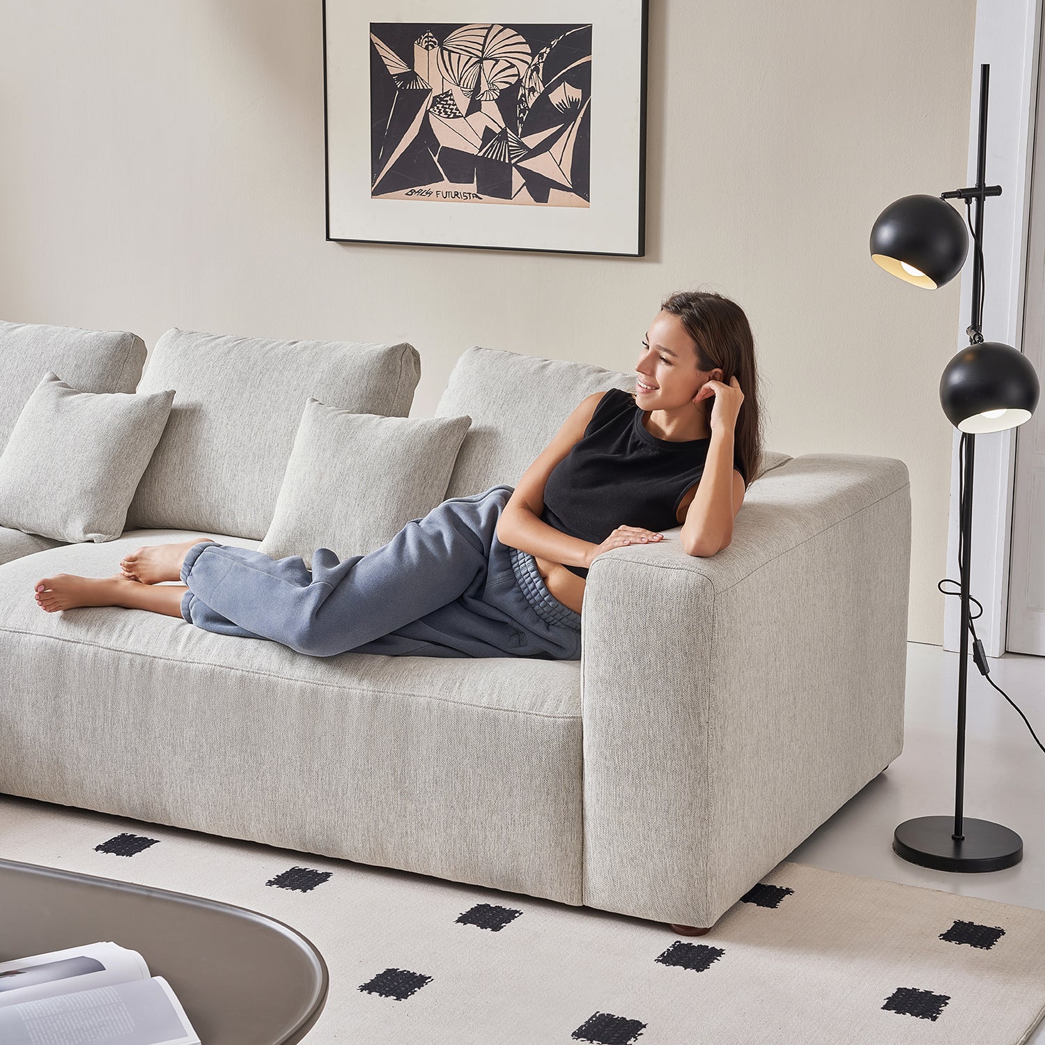 ספת ר פינתית עם משענות יד- הקולקציה החמישית