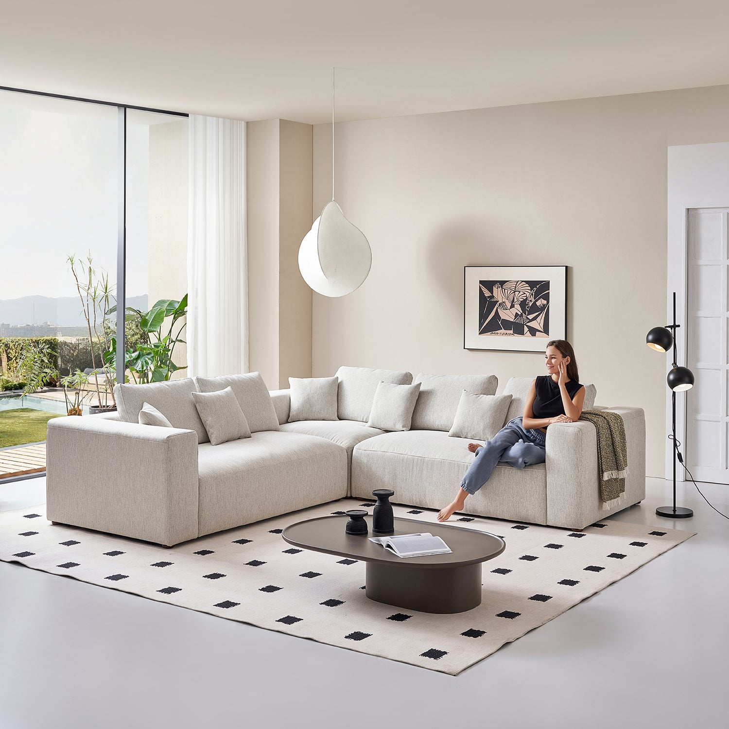 ספת ר פינתית עם משענות יד- הקולקציה החמישית