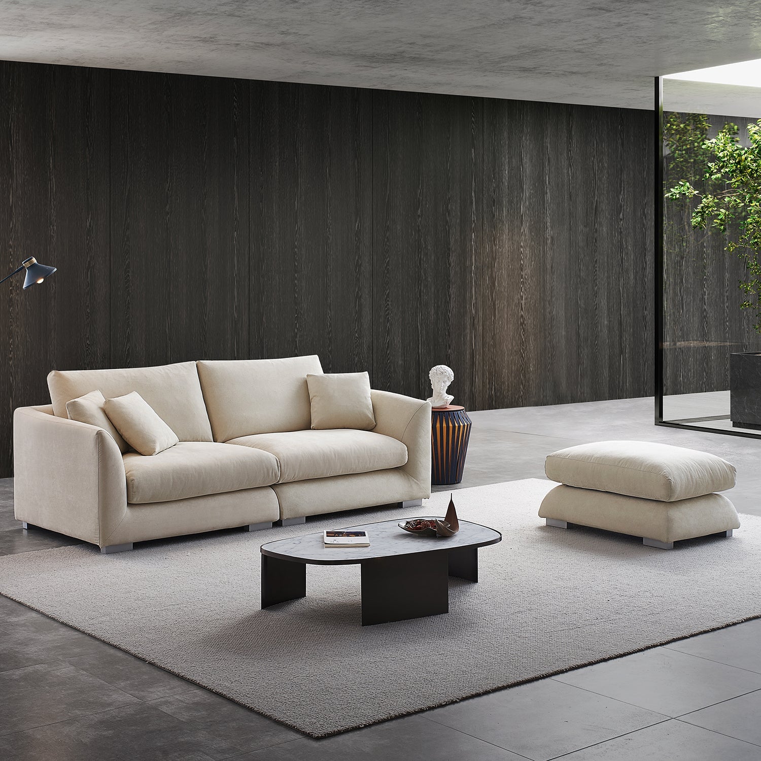 Feathers Sofa Ottoman Mario Capasa
