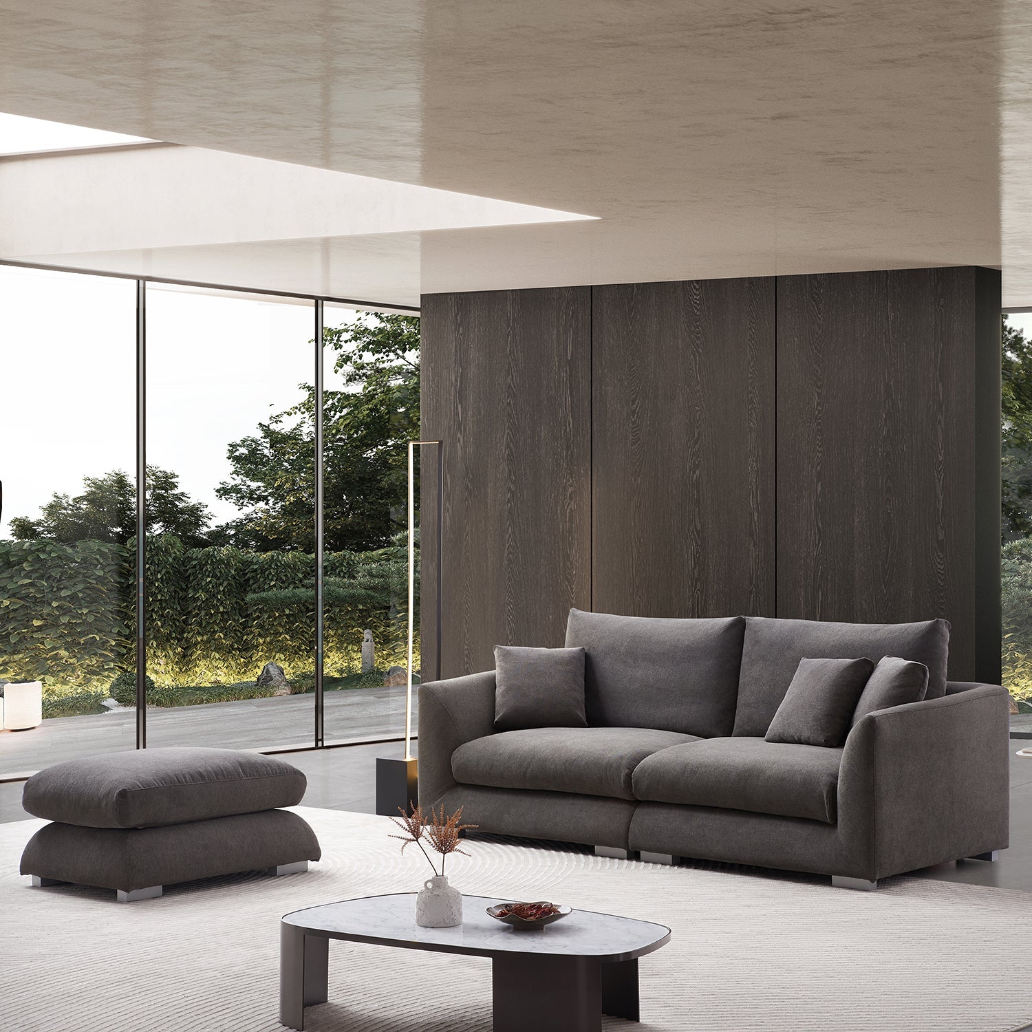 Feathers Sofa Ottoman Mario Capasa