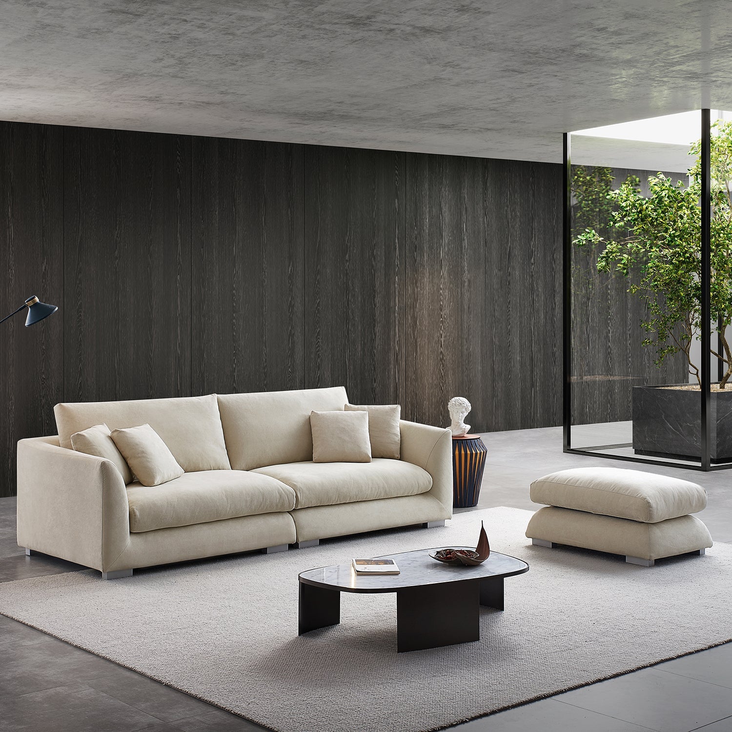 Feathers Sofa Ottoman Mario Capasa