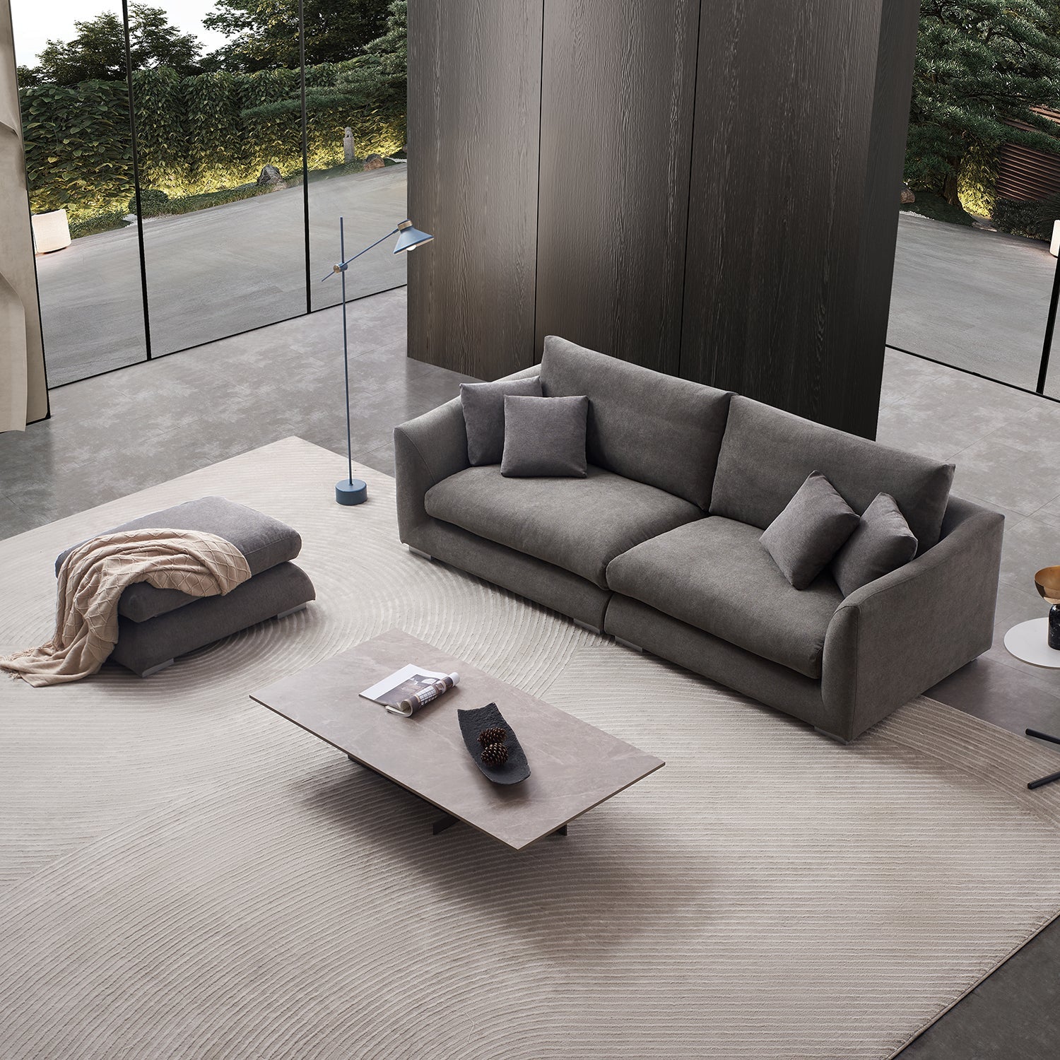 Feathers Sofa Ottoman Mario Capasa