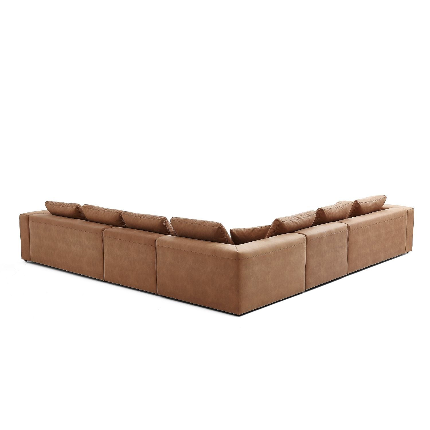 פינה לישיבה בסלון בצורת ר